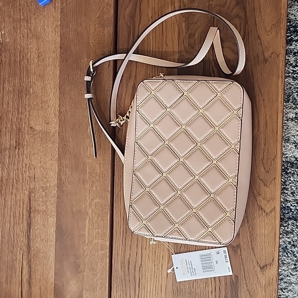 NWT Michael Kors crossbody bag in blush